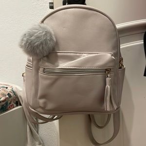 Light Grey Mini Backpack